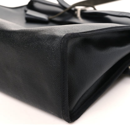 Hermes Toile H Berline Vache Hunter Herbag Zip PM 31 Black Ecru 11 of 12
