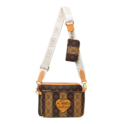 Louis Vuitton X NIGO Reverse Monogram Stripes Trio Messenger 1 of 12