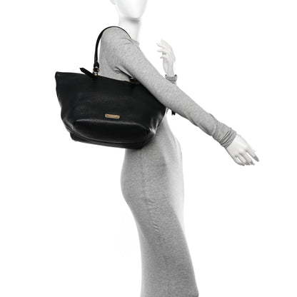 Burberry London Grainy Calfskin Small Salisbury Tote Black 2 of 19