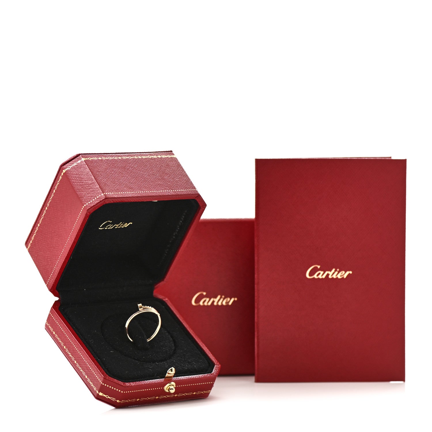 Cartier 18K Yellow Gold Small Juste Un Clou Ring 54 6.75 5 of 5