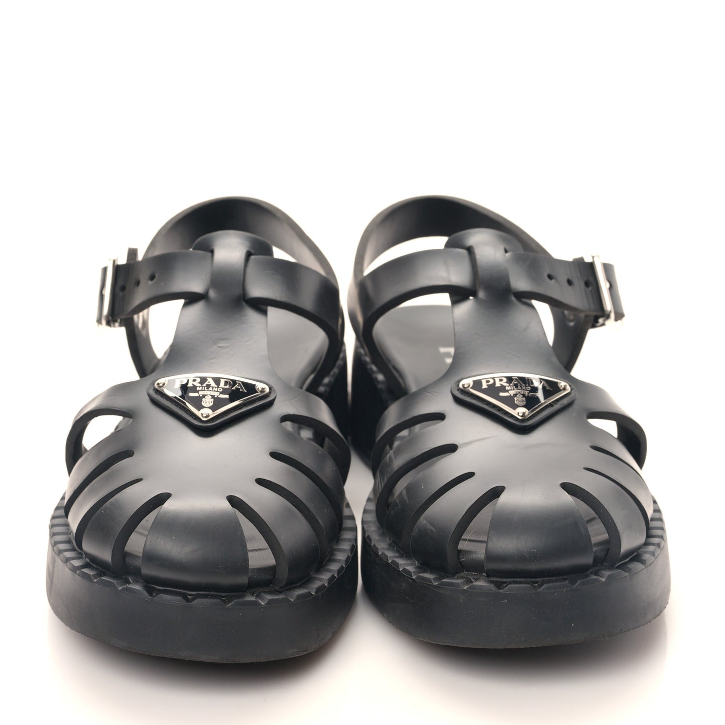 Foam Rubber Triangle 50mm Cage Sandals 37 Black