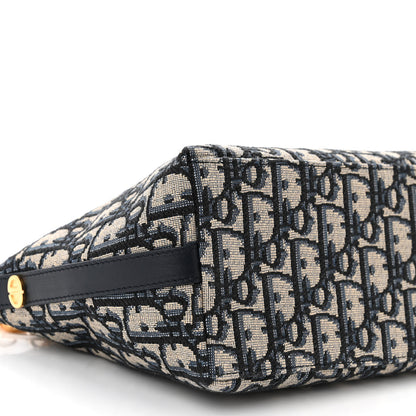 Christian Dior Oblique DiorStar Hobo Bag Blue 10 of 11