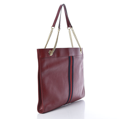 Gucci Calfskin Large Rajah Chain Tote Romantic Cherry 3 of 10