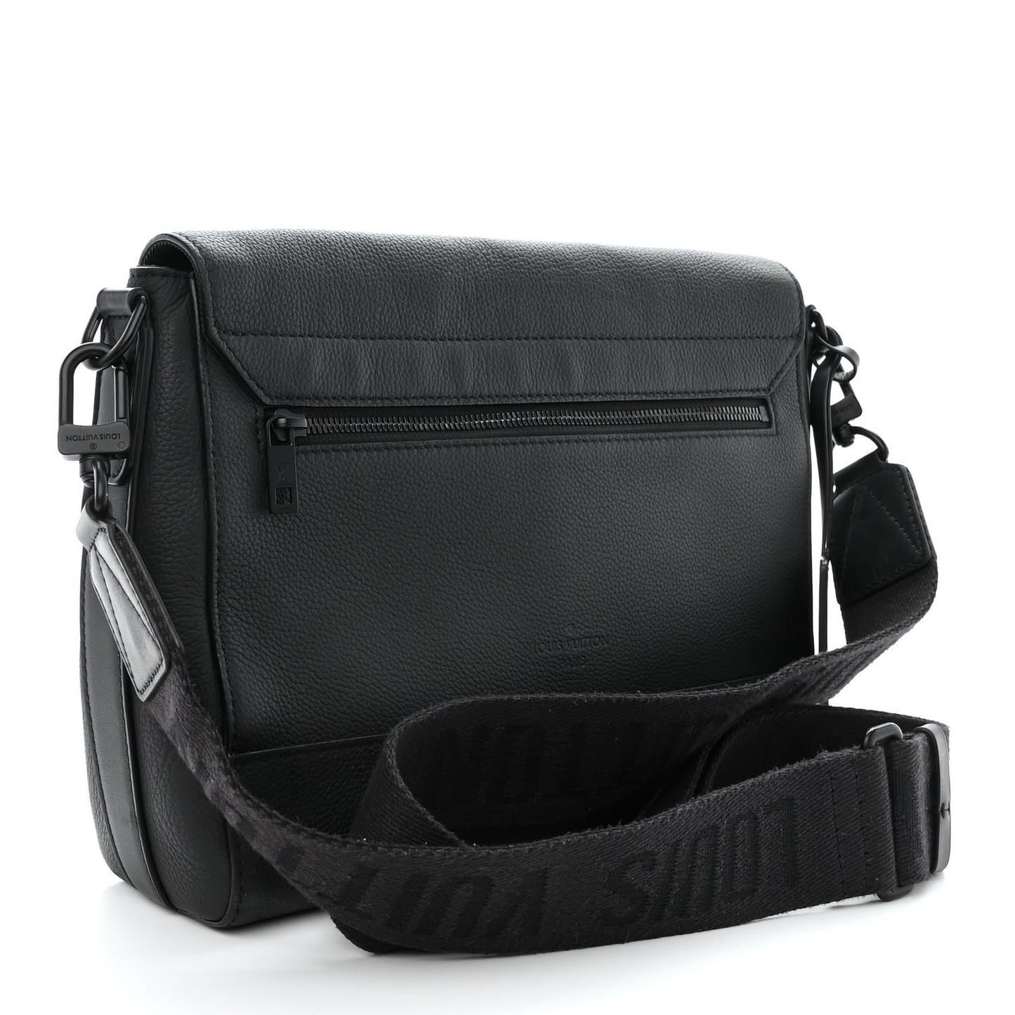 Calfskin Aerogram Messenger Black