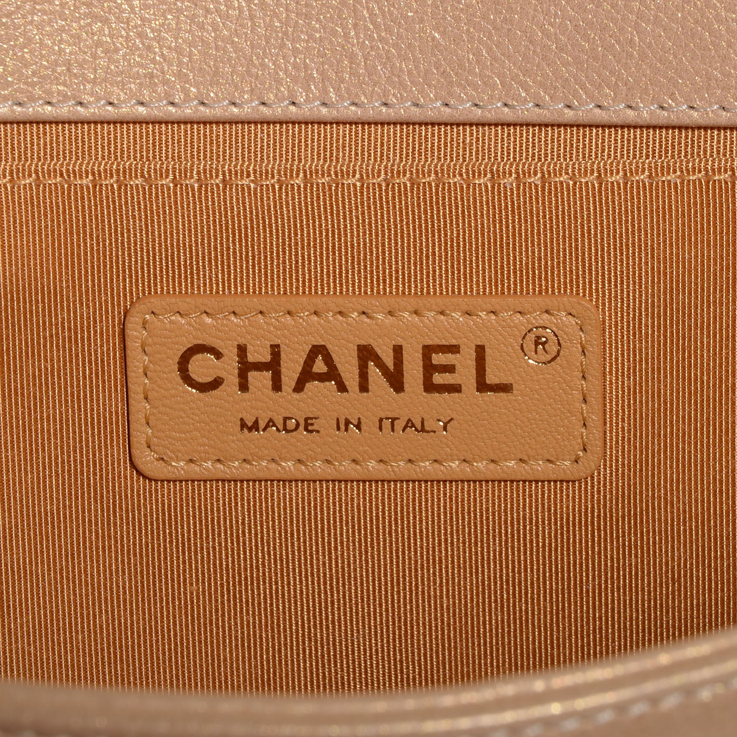 Chanel Pearl Calfskin Medium Boy Flap Gold 8 of 9