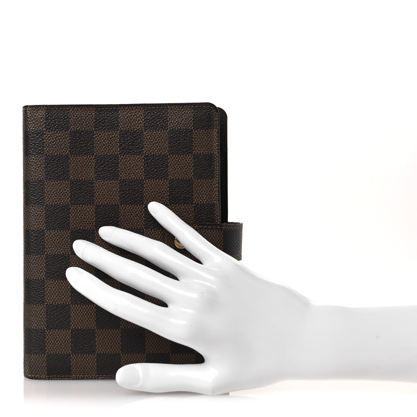 Damier Ebene Medium Ring Agenda Cover