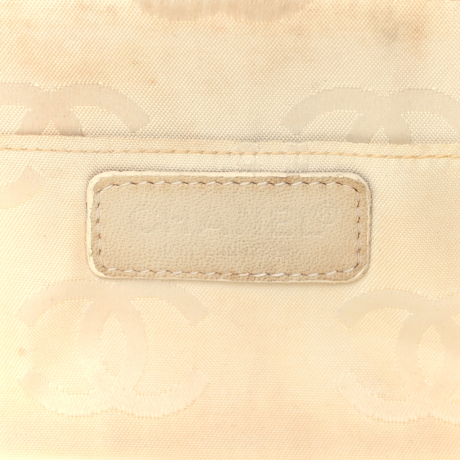 Chanel Lambskin Plexiglass Chocolate Bar Clutch Beige 6 of 12
