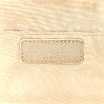 Chanel Lambskin Plexiglass Chocolate Bar Clutch Beige 6 of 12