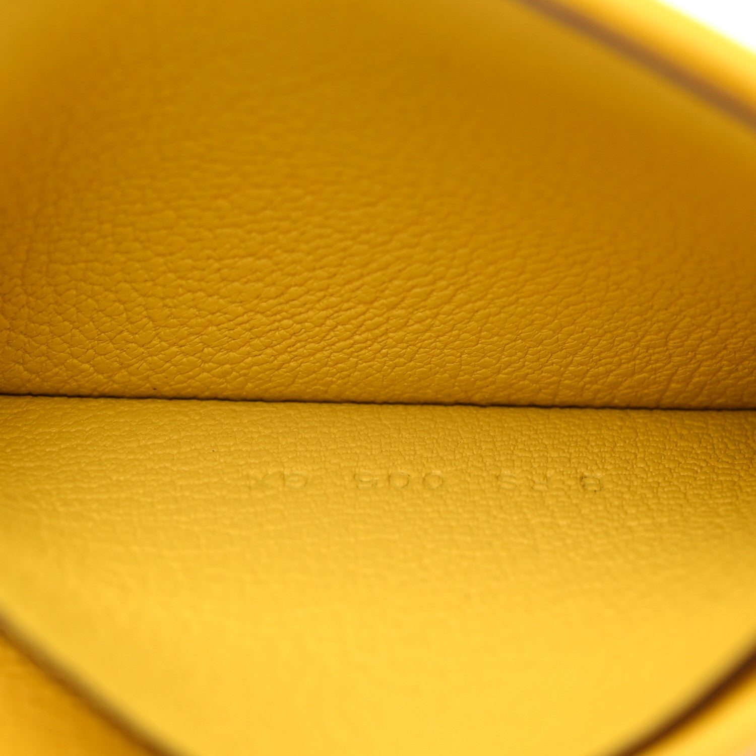 Hermes Evercolor Sellier Card Holder Jaune Ambre 5 of 8