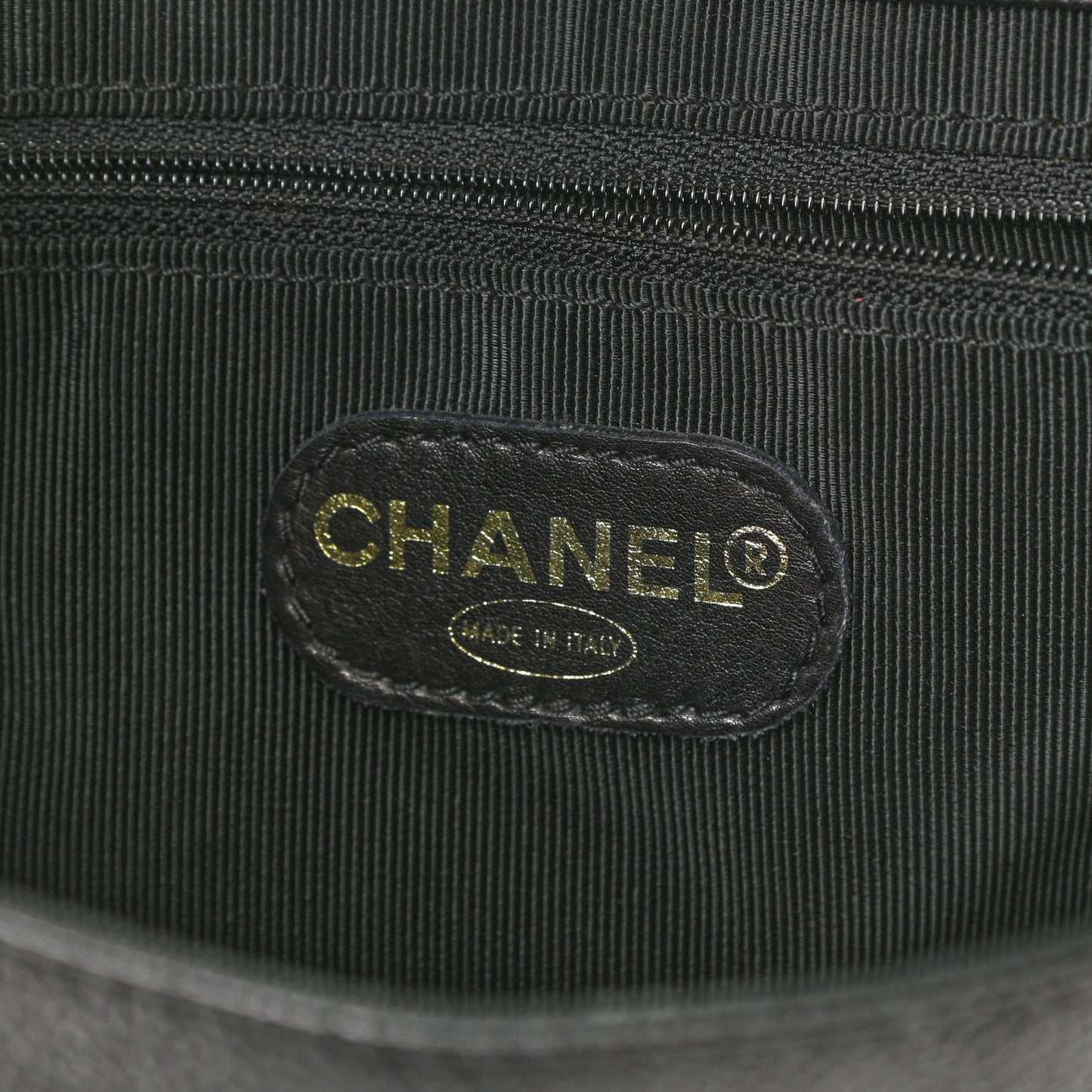 Caviar Flap Shoulder Bag Black