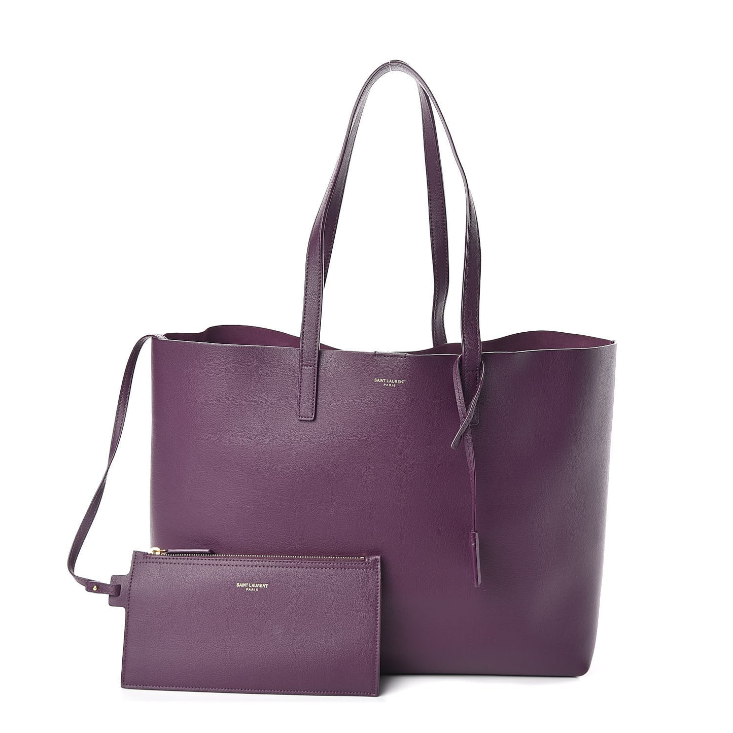 Calfskin Large Shopping Tote Pruna