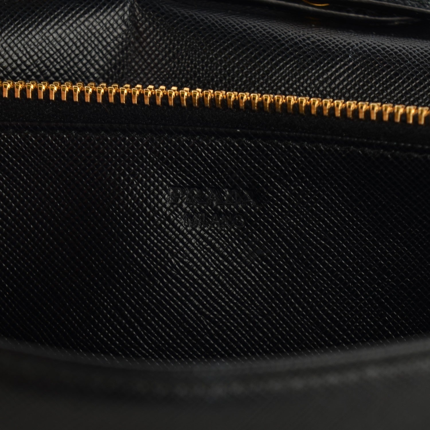 Prada Saffiano Metal Flap Wallet Nero Black 7 of 9