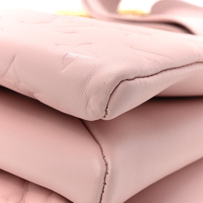 Louis Vuitton LOUIS VUITTON Lambskin Embossed Monogram Coussin PM Rose 13 of 14