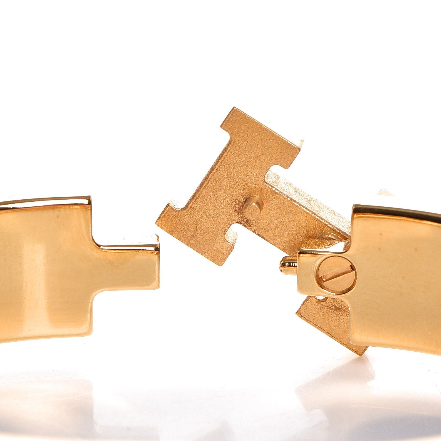 Hermes Narrow Enamel Clic Clac H Bracelet PM Bleu Intense 5 of 5