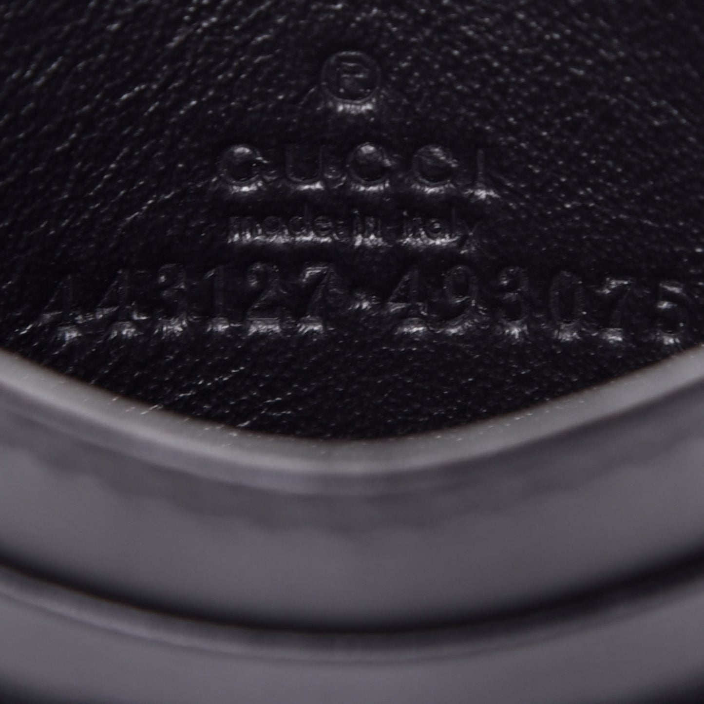Calfskin Matelasse GG Marmont Card Holder Black