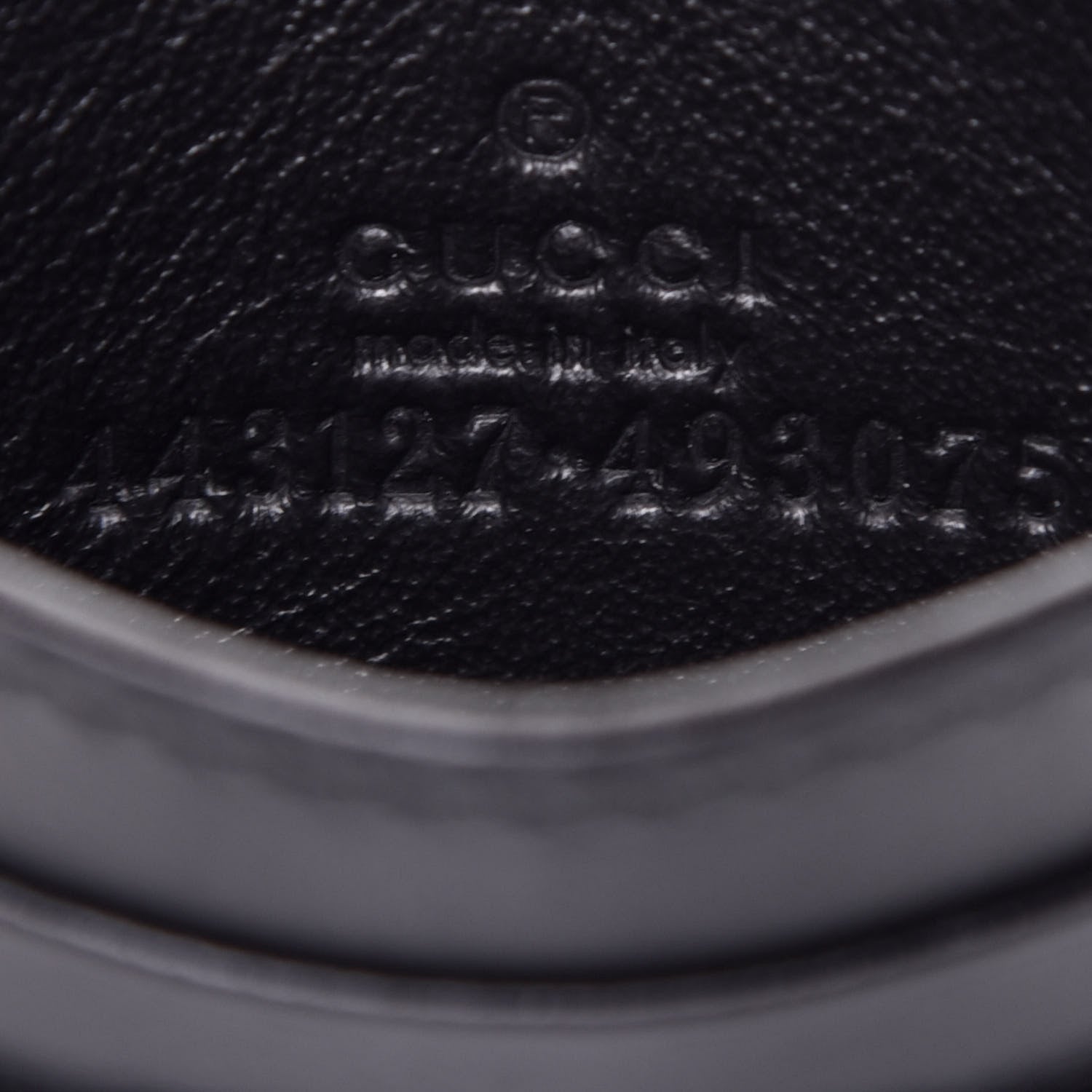 Gucci Calfskin Matelasse GG Marmont Card Holder Black 6 of 7