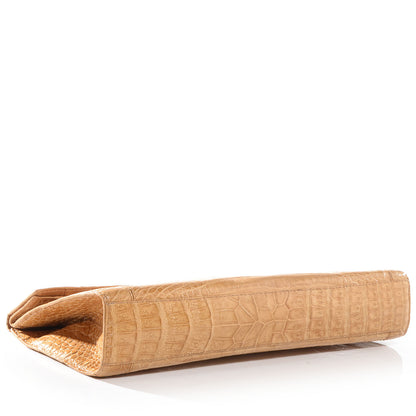 Nancy Gonzalez Crocodile Clutch Beige 4 of 8