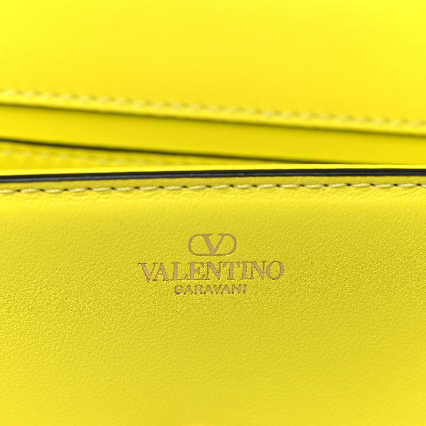 Calfskin Vlogo Small Loco Shoulder Bag Shocking Yellow