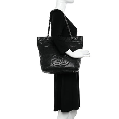 Chanel Soft Caviar Large Timeless CC Shoulder Bag Black 2 of 10