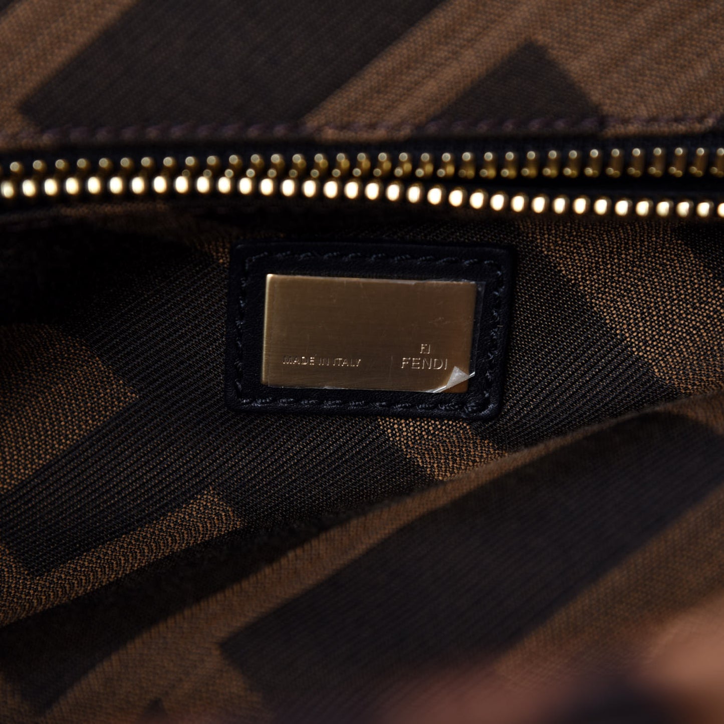 Calf Hair Leopard Print Zucca Large Peekaboo Iconic Satchel Tobacco