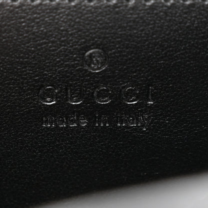 Gucci Calfskin Matelasse Monochrome Small GG Marmont Chain Shoulder Bag Black 6 of 11