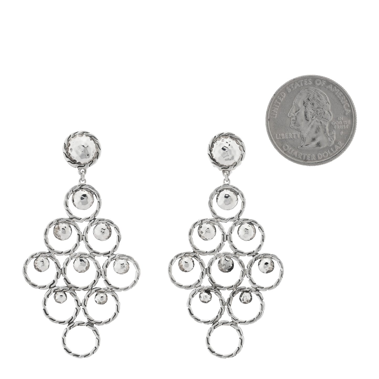 Sterling Silver Palu Chandelier Drop Earrings