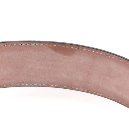 Gucci Moon Calfskin Interlocking G 37mm Belt 115 46 Storm Grey 5 of 10