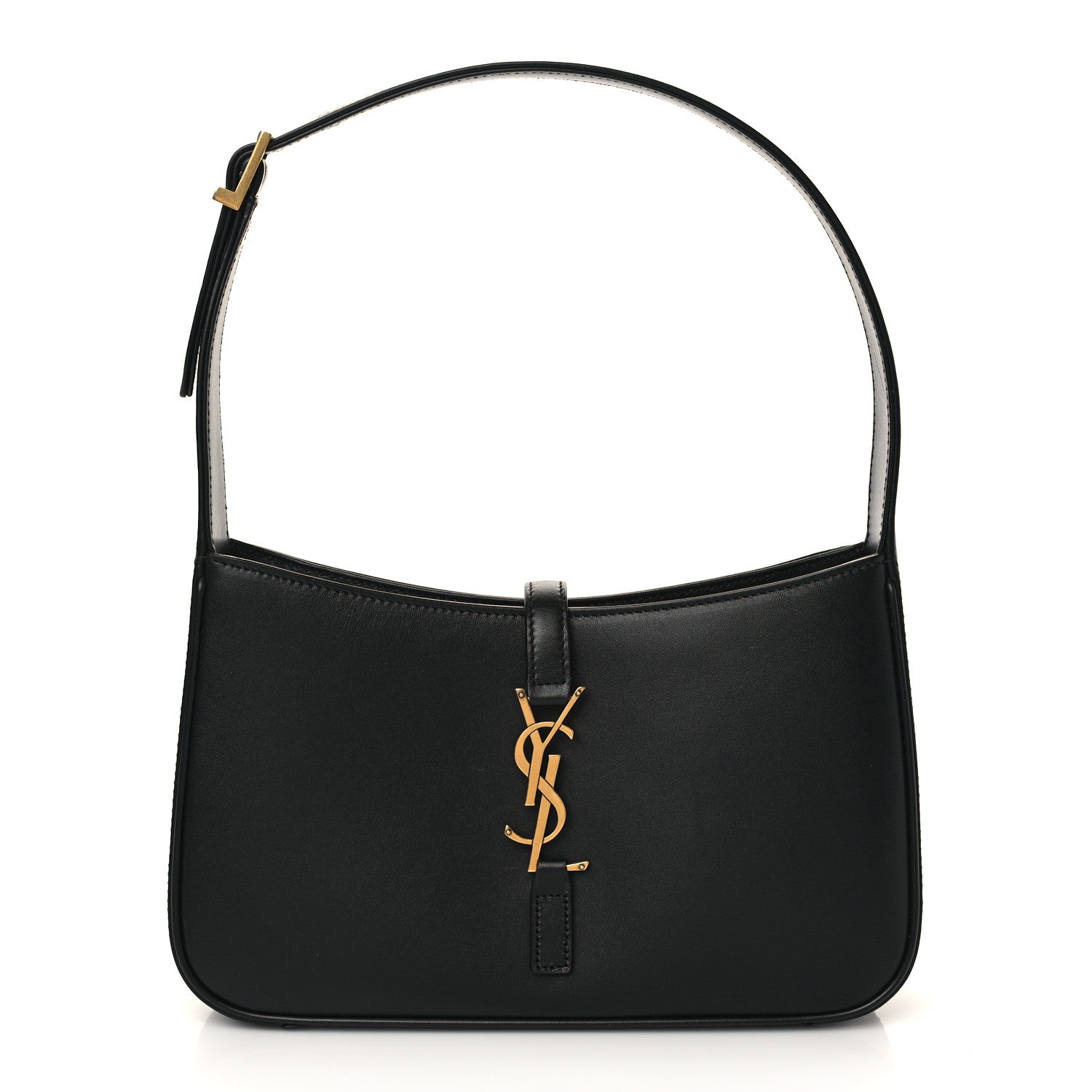 Saint Laurent Smooth Calfskin Le 5 A 7 Hobo Black 1 of 6