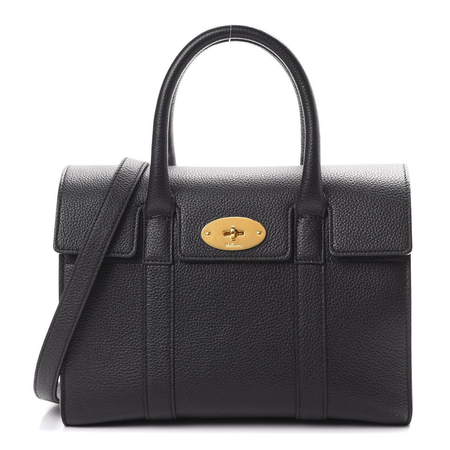 Classic Grain Small New Bayswater Black