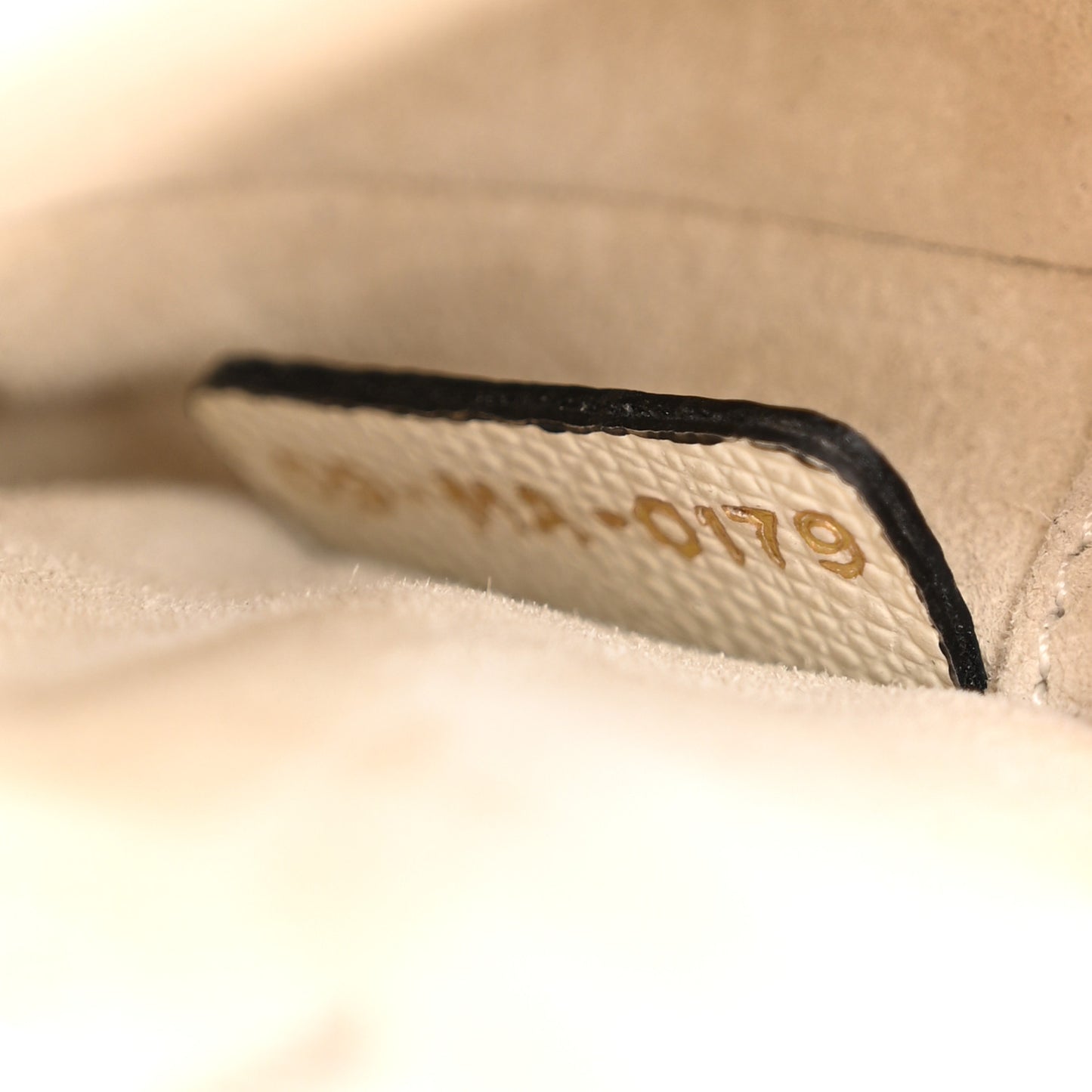 Grained Calfskin Mini Saddle Bag White