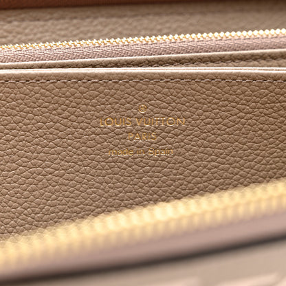 Louis Vuitton Empreinte Monogram Giant Zippy Wallet Tourterelle Creme 6 of 6