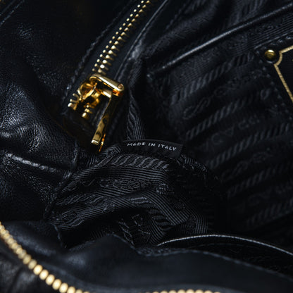 Prada Nappa Gaufre Tote Nero Black 7 of 9