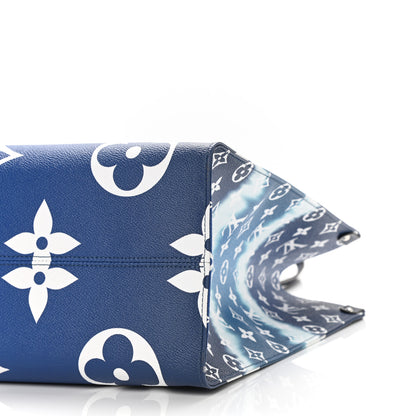 Louis Vuitton Monogram Escale Onthego GM Blue 9 of 9