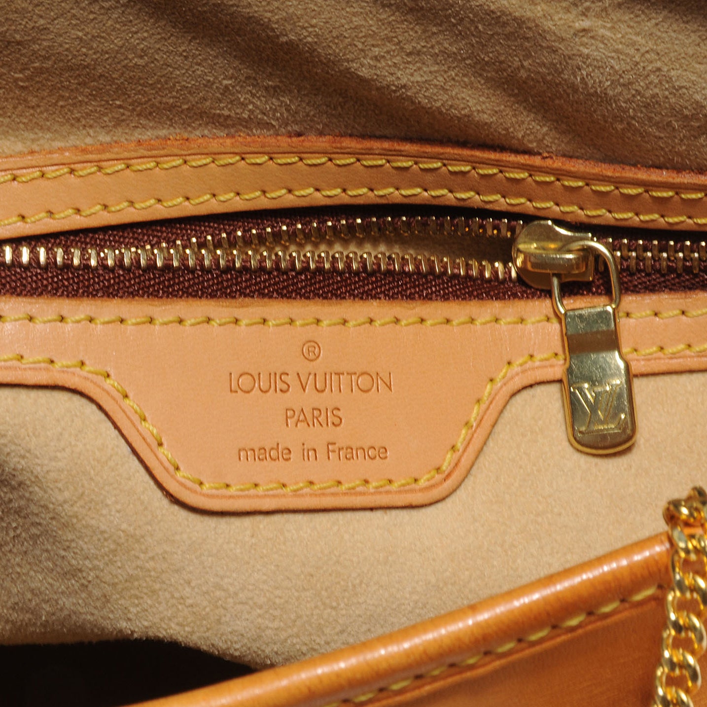 Louis Vuitton Vachetta Leather Petit Bucket 23 9 of 9