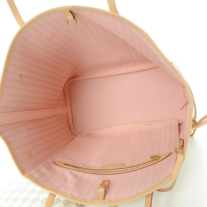 Louis Vuitton Damier Azur Neo Neverfull MM Rose Ballerine 6 of 10