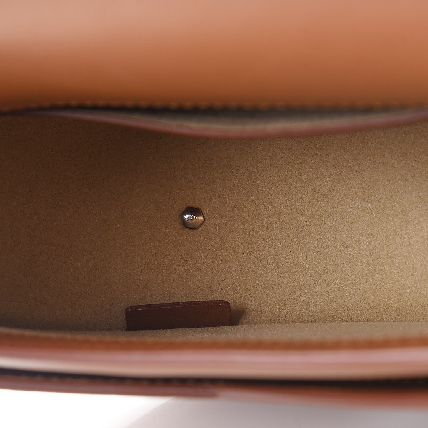 Givenchy Calfskin Mini Infinity Saddle Bag Cognac 7 of 7