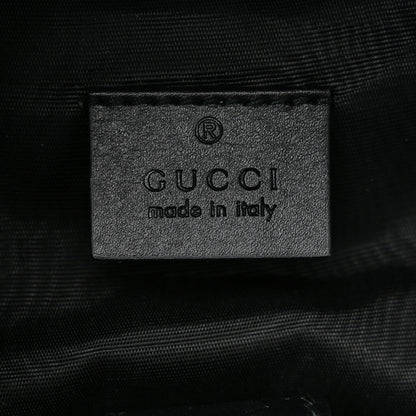 Gucci X SEGA Calfskin GUCCY Stars Dome Backpack Black Gold 6 of 11
