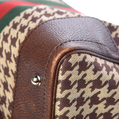 Gucci Fabric Pied De Poule Medium Seventies Web Boston Brown 14 of 15