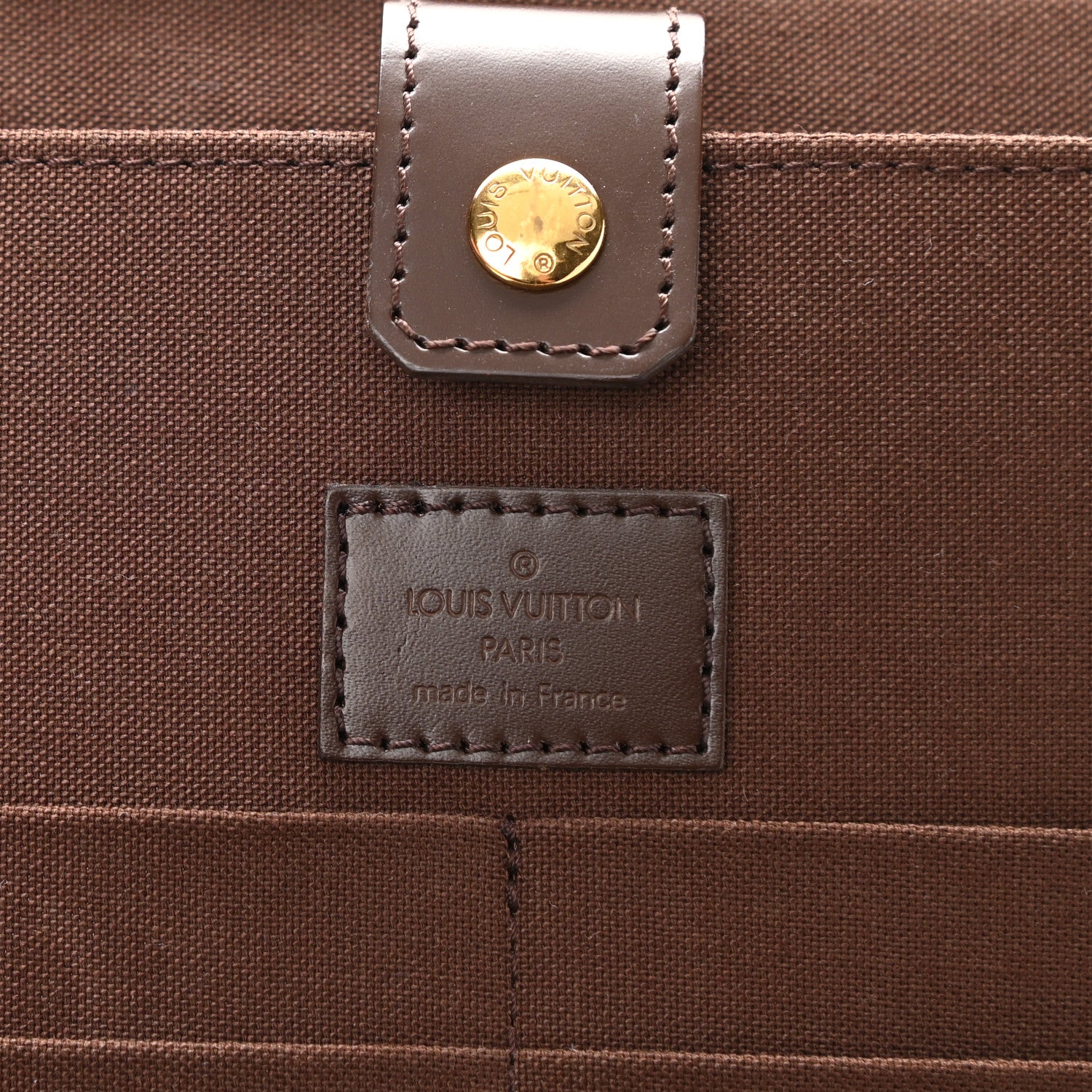 Louis Vuitton Damier Ebene Porte Ordinateur Sabana Computer Case 6 of 9