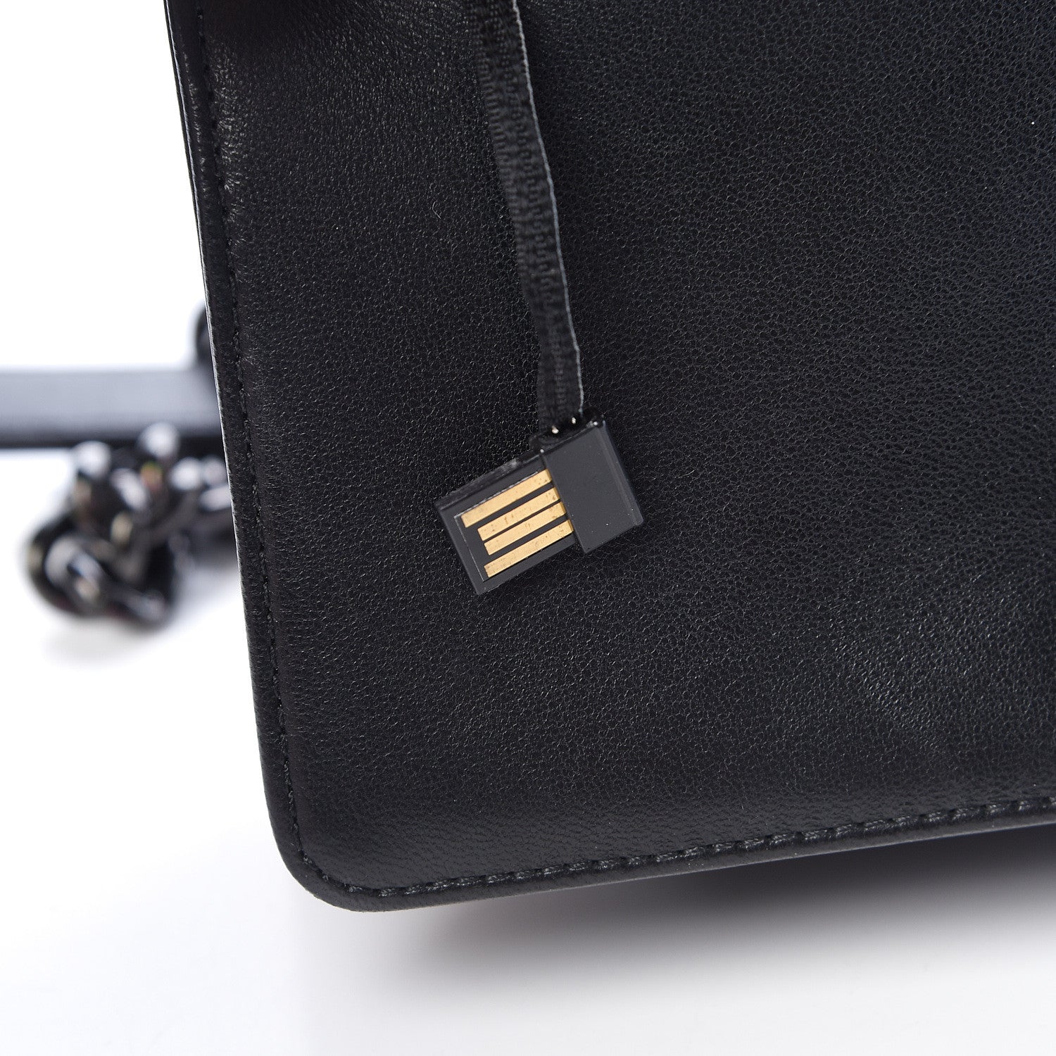 Chanel Lambskin Satin LED Metal Small Boy Flap Black 11 of 18