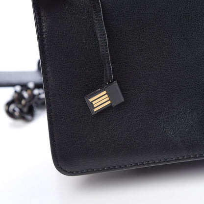 Chanel Lambskin Satin LED Metal Small Boy Flap Black 11 of 18