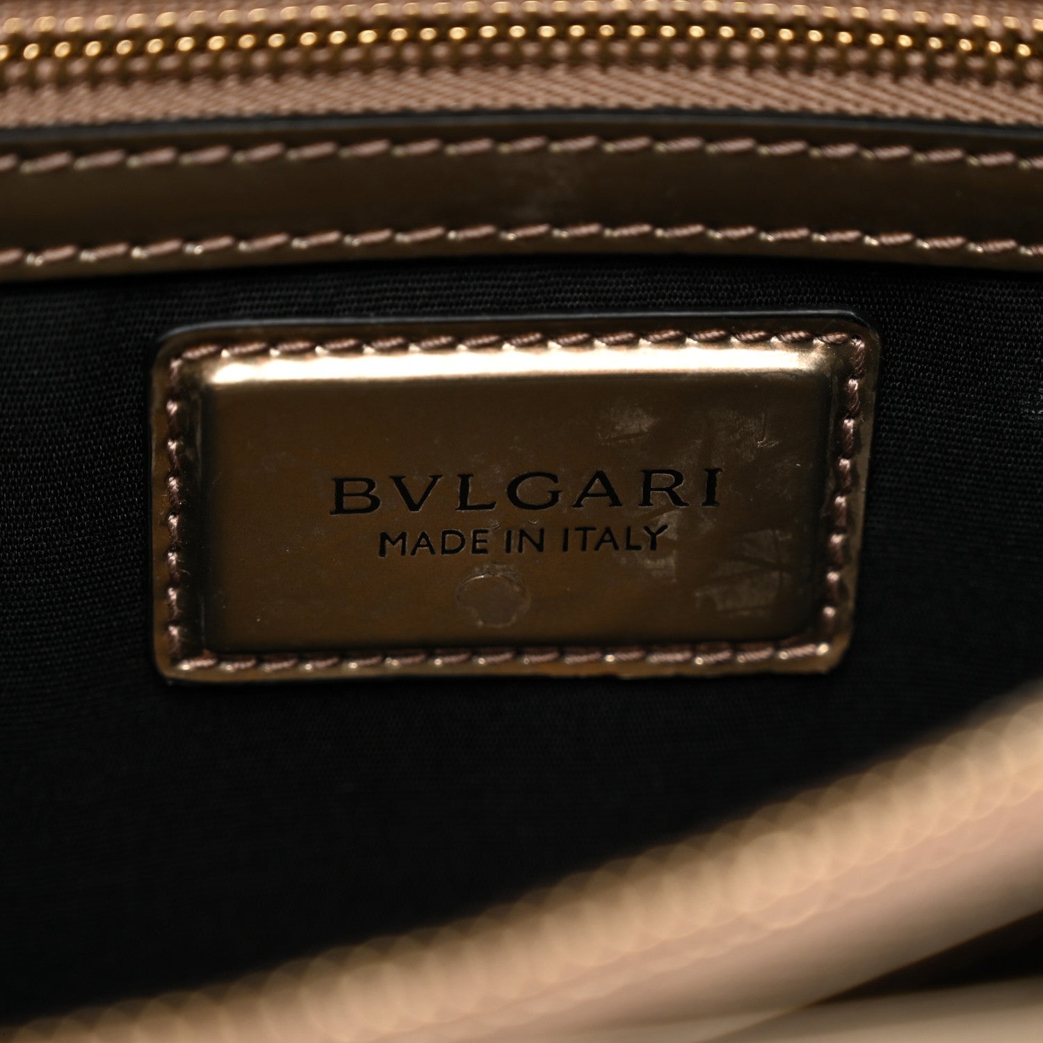 Bulgari Metallic Calfskin Serpenti Forever Crossbody Bag Gold 8 of 11