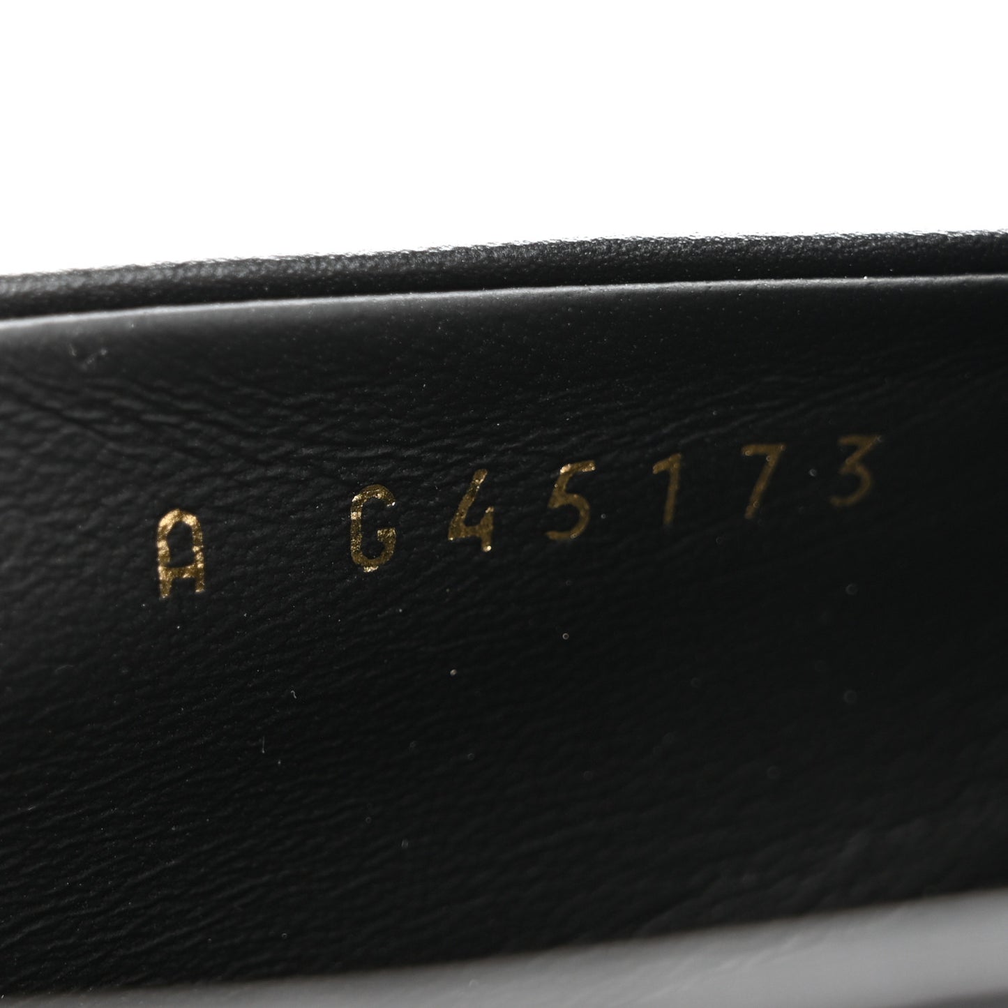 Shiny Calfskin Metal CC Mocassin Loafers 38.5 Black