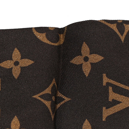 Louis Vuitton Silk Monogram 2021 Hollywood Christmas Animation Bandeau Marron 4 of 6