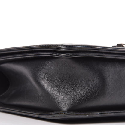Chanel Calfskin Embossed New Medium Cordoba Boy Flap Black 15 of 17