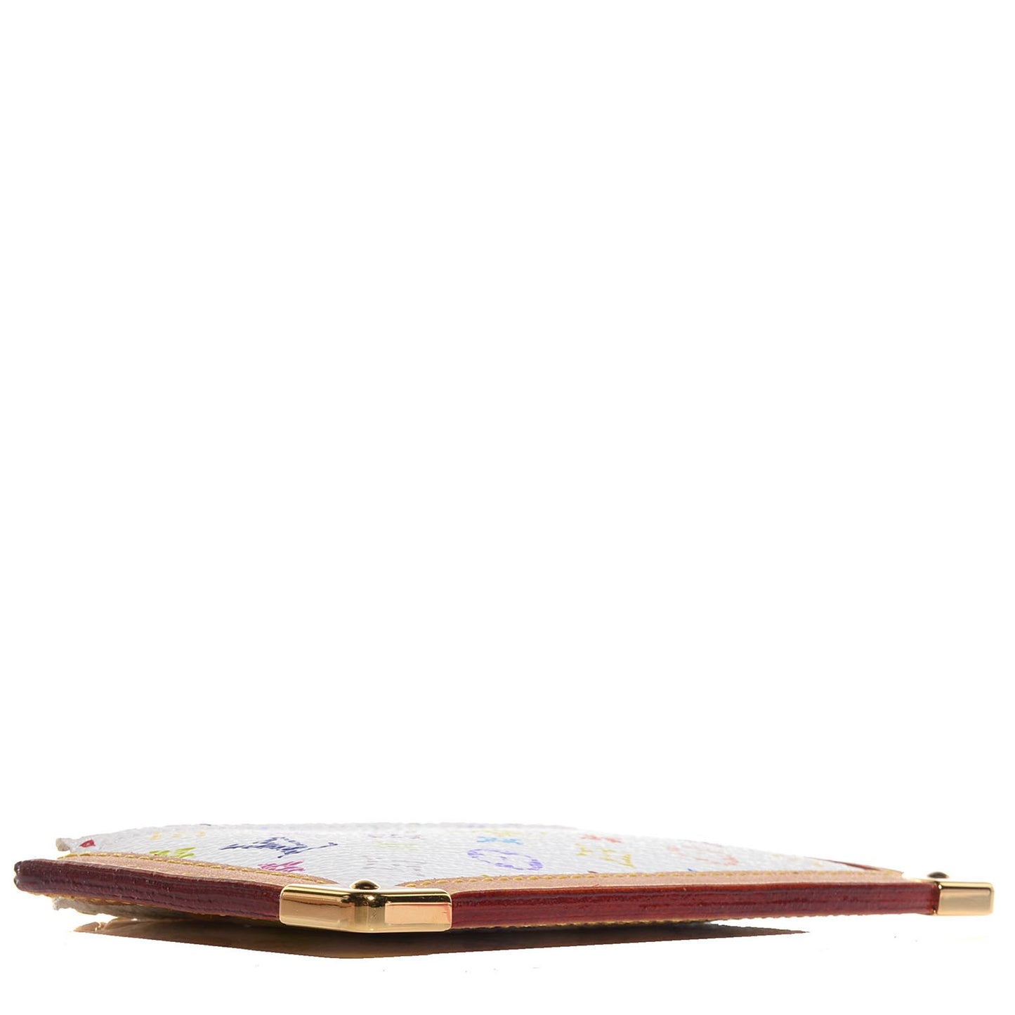 Monogram Multicolor Key Pouch White