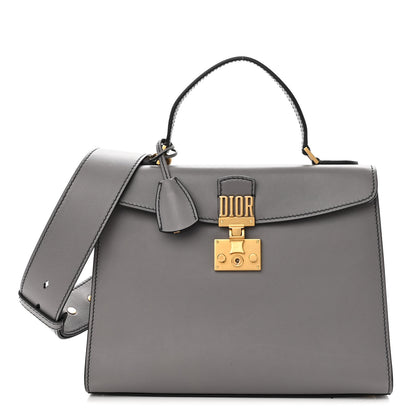 Christian Dior Calfskin Dioraddict Top Handle Iron Grey 1 of 8
