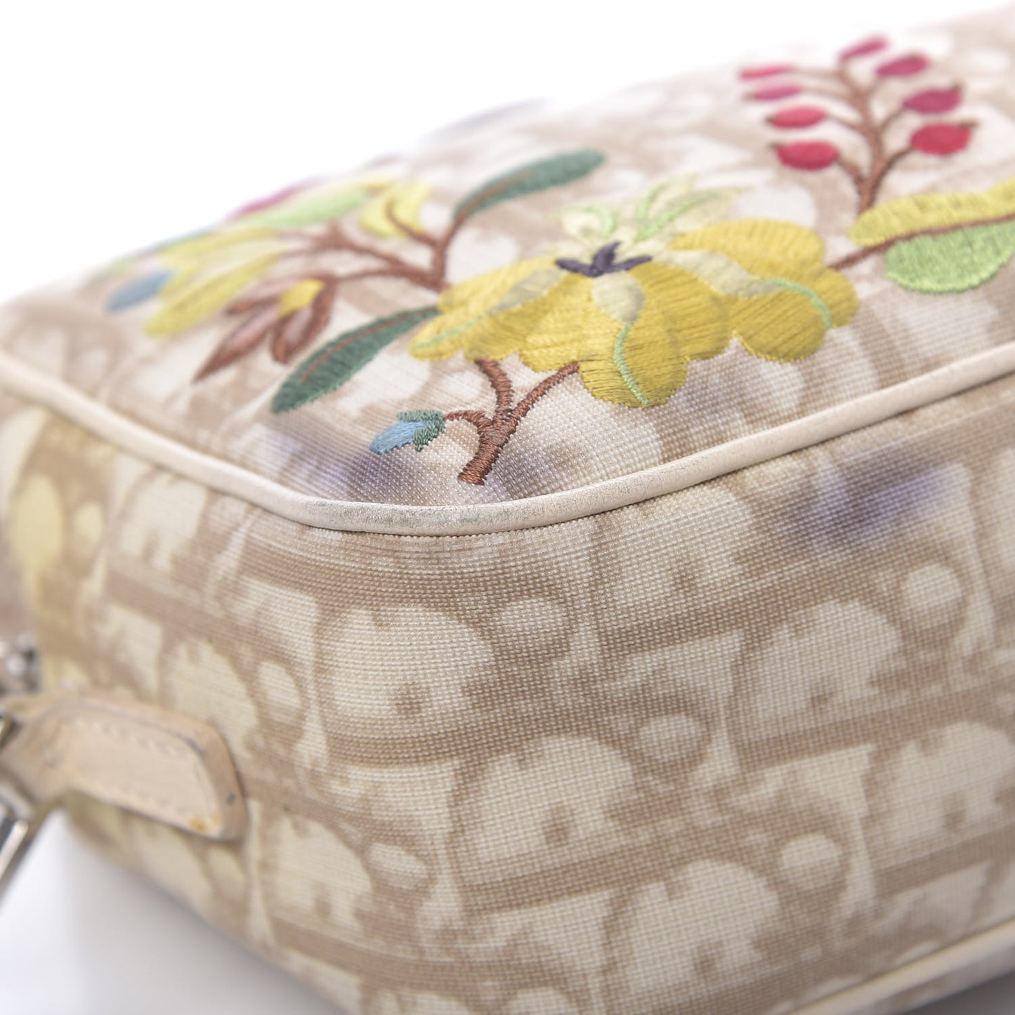 Monogram Vintage Flowers Crossbody Bag Beige