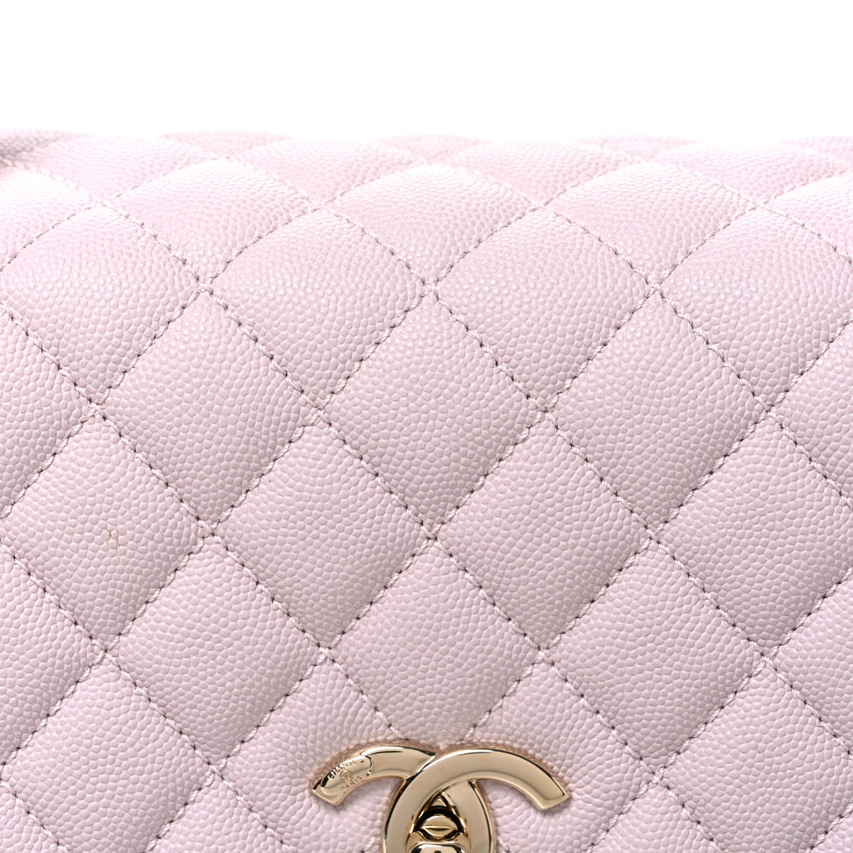 Chanel Caviar Quilted Small Coco Handle Flap Lilas Lilac 8 of 11