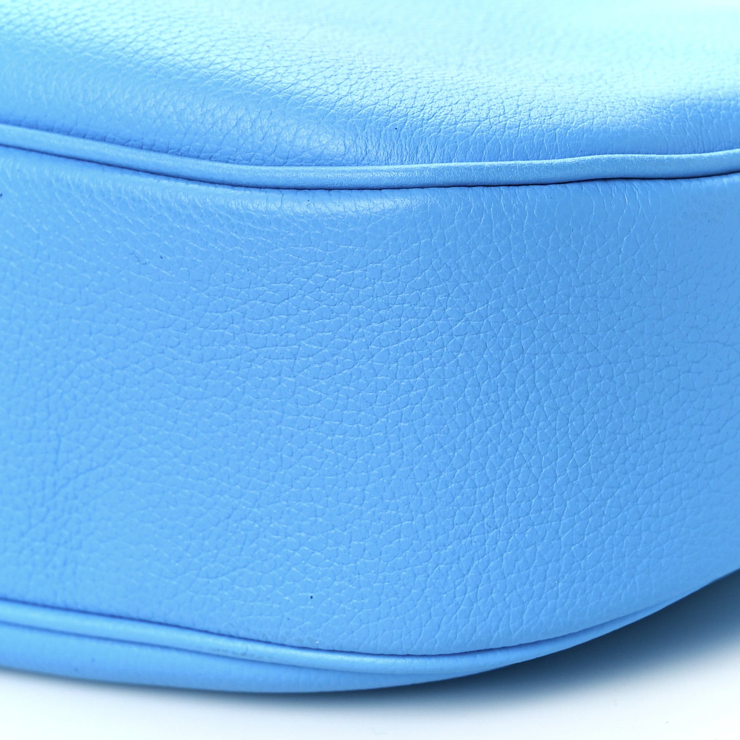 Grained Calfskin La Medusa Medium Hobo Crossbody Blue
